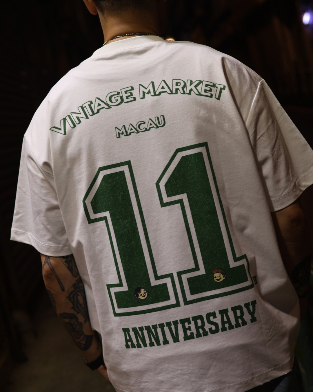 SPACE COWBOY X VINTAGE MARKET MACAU 11th ANNIVERSARY TEE