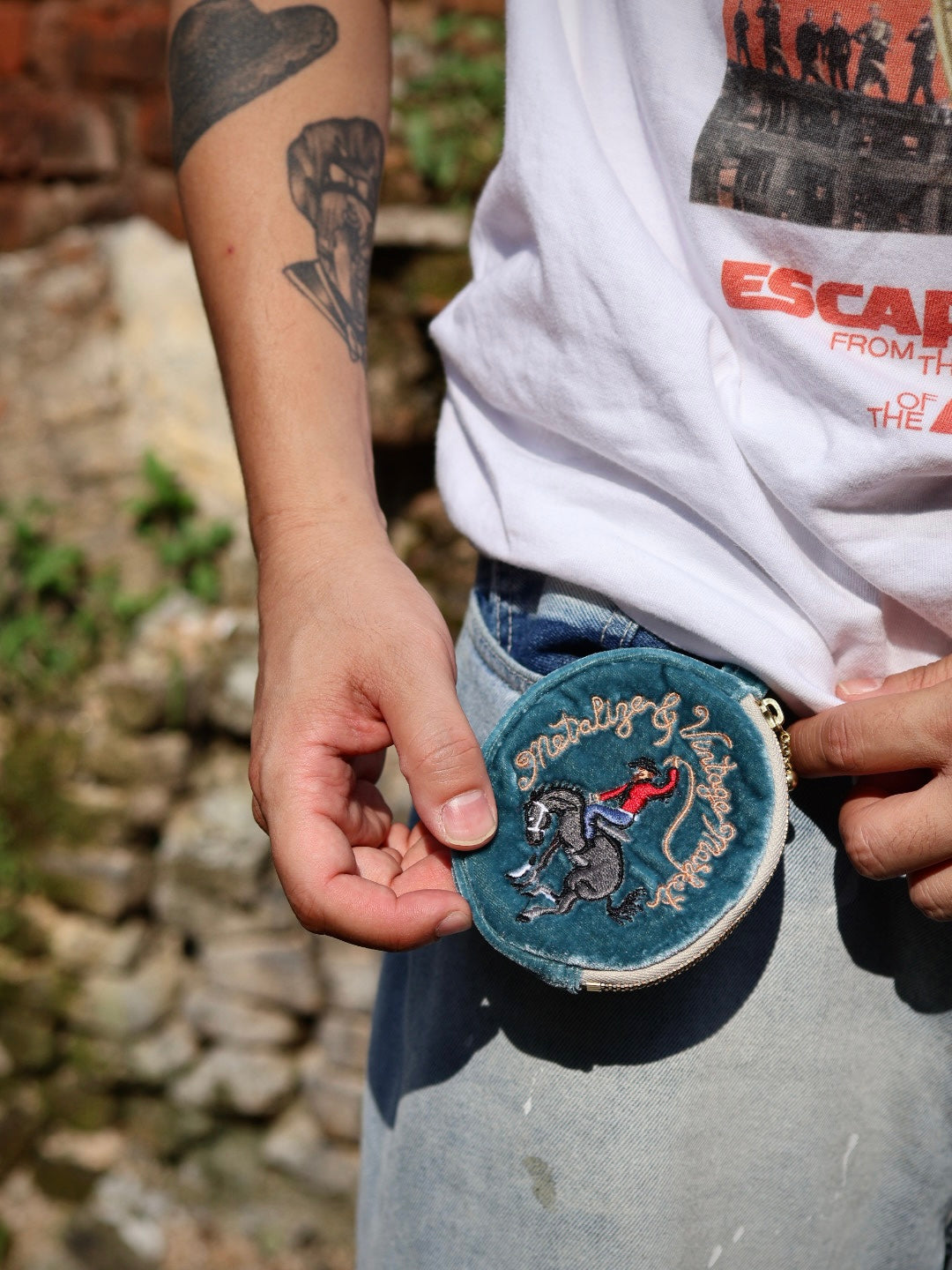 METALIZE X VM Cowboy Retro Coins Bag